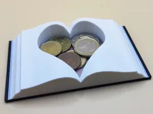 Book‑Shaped Decorative tray - resizable.
