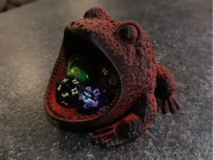 Monster Frog Dice Holder l D20 Storage & Organizer