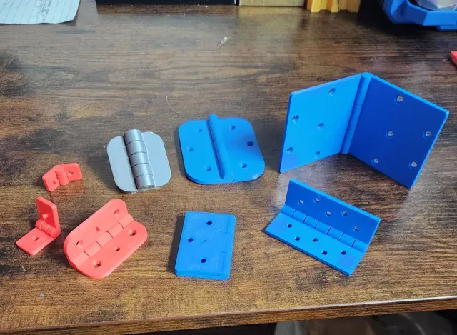 Simple Customizable Hinge (Parametric) V1.1 — Фото 2 из 8