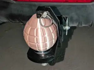 grenade tow ball cover