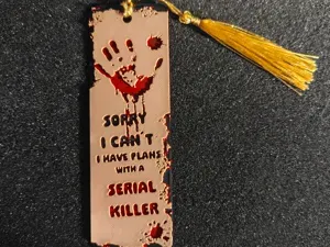 Hueforge Lesezeichen Krimi 3 - Sorry I can´t