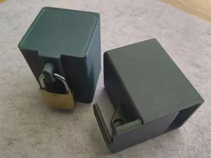 Small Lockable Box for Use with a Padlock