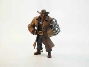 Buff Jack Sparrow Figurine Pirate 3D Printable