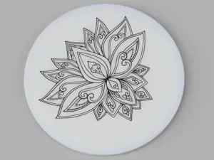 Mandala 5 / Untersetzer / Coaster