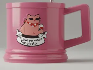 Mate chop manija cuadrada estilo un poco de ruido