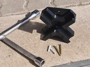 Wandhalterung für ein Radkreuz