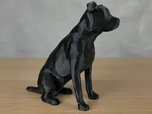 American Pitbull Low Poly