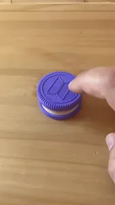 Llavero-Clicker OREO x BTS — Relleno Bicolor
