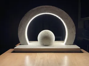 Eclipse Lamp TPU cement mold