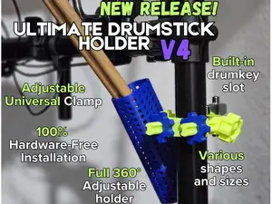 Drumstick Holder (Ultimate Drumstick Holder V4)