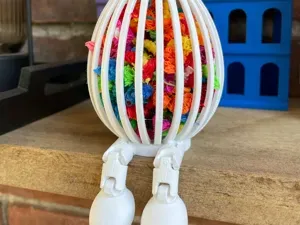 Sitting Flexi Fillable Poop Easter Egg Toy