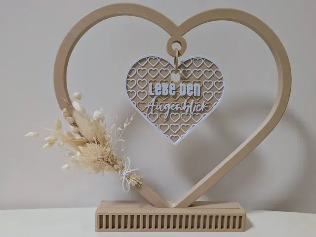 Heart Frame Decoration - Live in the Moment — Image 4 of 4