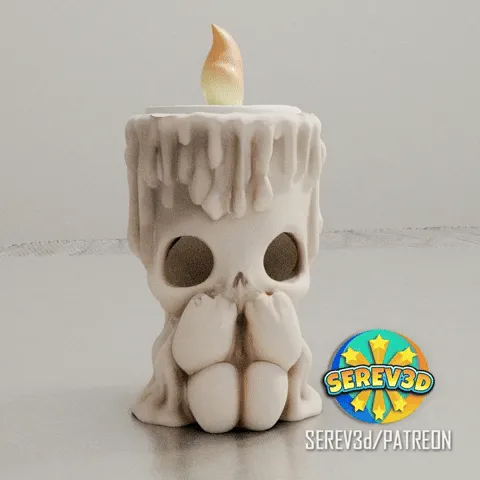 Cute Creepy Candle Holder -SEREV3d — Фото 2 из 10
