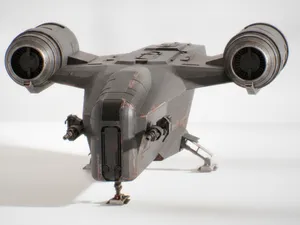 Mandalorian Razor Crest Starship Model