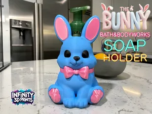 MULTIPART-THE BUNNY-BATH & BODYWORKS SOAP HOLDER