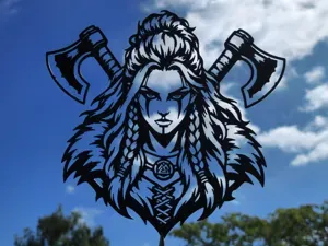 Viking Shieldmaiden Wall Art