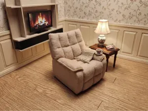Miniature Cozy Armchair / Recliner (1:12 & 1:16)