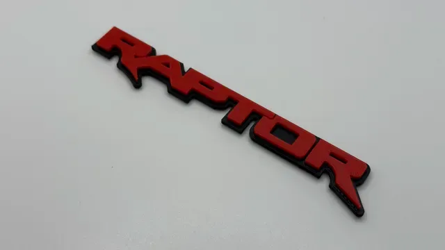 Ford F150/Bronco Raptor Dash Emblem — Image 7 of 8