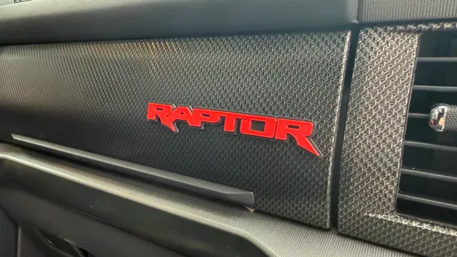 Ford F150/Bronco Raptor Dash Emblem — Image 5 of 8