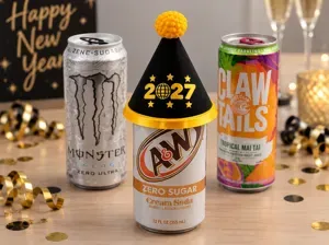 New Year's Eve 2027 Party Hat Can Topper