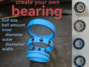 Radial Bearing generator (no glue required)