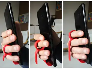 Hand smartphone holder