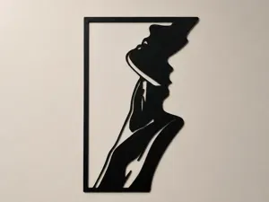 Woman Face Wall Decor