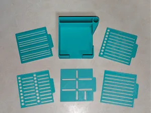 Sticky Note Holder with Stencils