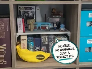 IKEA KALLAX Raised Shelf Insert - NO HARDWARE/GLUE
