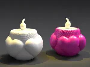 Unique Heart Candle Holder for Valentine's Day