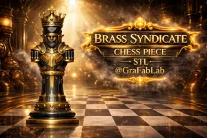 Brass Syndicate "King" - chess piece