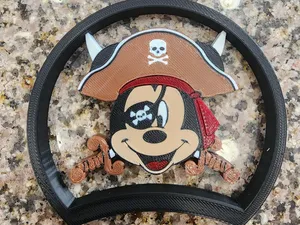 Pirate Mickey 5 Magnet Mickey Ears