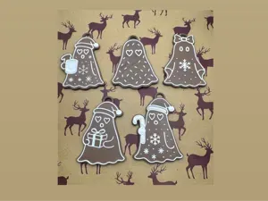 Ghost Gingerbread for the Christmas tree