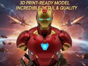 Unleash the Armor: Iron Man 3D Model
