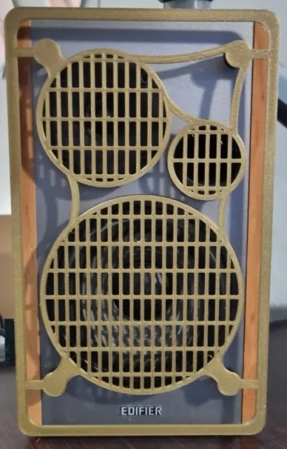 Custom Retro Speaker Grill Set for Edifier R1280DB — Image 3 of 4