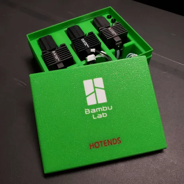 Hotend x3 Storage Box Bambu Labs X1C P1S/P1P