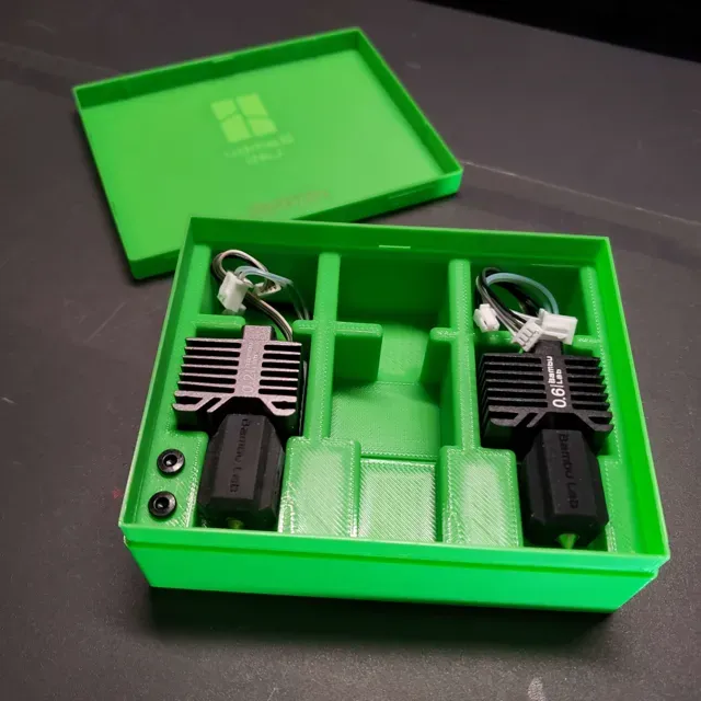 Hotend x3 Storage Box Bambu Labs X1C P1S/P1P — Фото 2 из 3