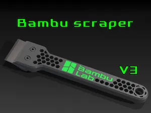 Bambu scraper handle V3