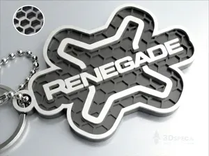 RENEGADE jeep keychain