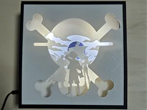 One piece 3D Lamp