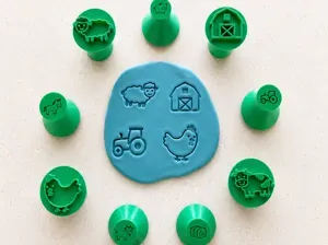 Farm Animal Play Dough Stamps | Sensory Toy Set