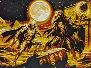 Moon Knight & Khonshu "Egyptian Night" 3D HUEFORGE
