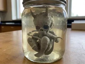 Demon Embryo Specimen | Creepy Curiosity Cabinet