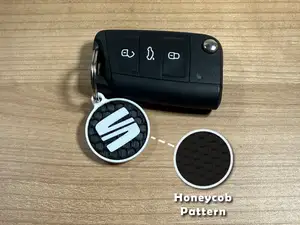 Schlüsselanhänger Seat rund