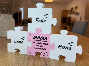 Custom Mom Puzzle Gift - You Hold Us Together