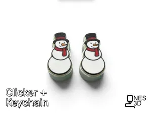 Snowman Clicker + Keychain