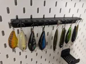 IKEA Skadis Fishing Lure Hanger / Bait Holder