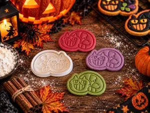 Halloween Cat Cookie Cutter & Embosser
