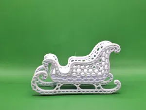 Weihnachtlicher Schlitten – Weihnachtsdorf-Serie