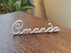 3D Printable Name Display (Amanda)